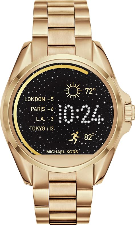 michael kors gold bradshaw smartwatch|Michael Kors smartwatch watch faces.